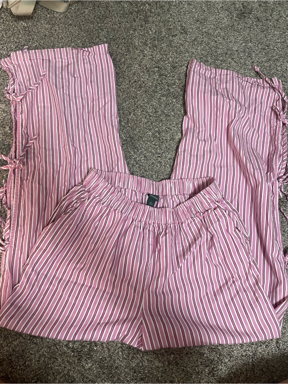 wild fable Pink and White Striped Lounge Pants